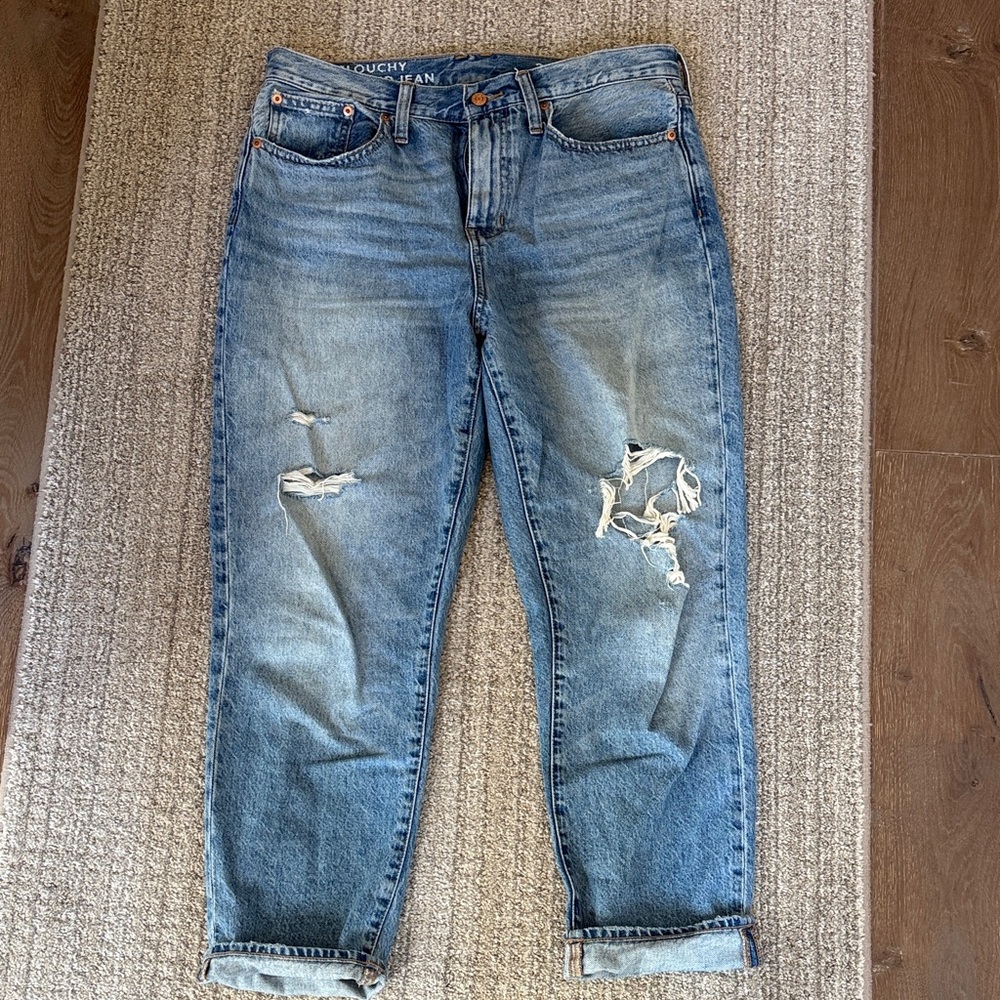 J Crew Slouchy Boyfriend Jeans